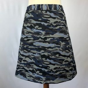 Halogen Textured Mini Skirt with Zipper Pockets - Size 10